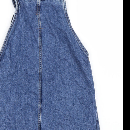 Denim & Co. Girls Blue   Dungaree One-Piece Size 11 Years