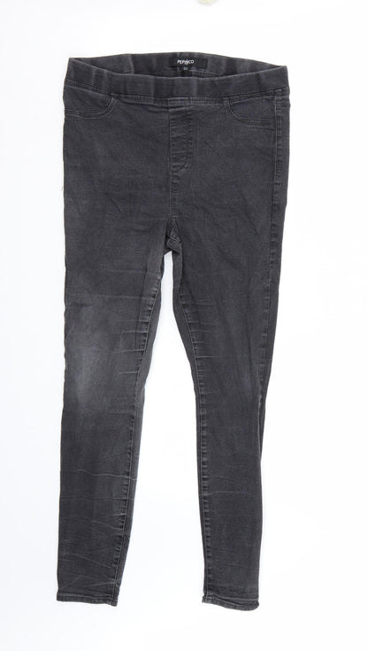 PEP&CO Womens Black   Skinny Jeans Size 14 L29 in