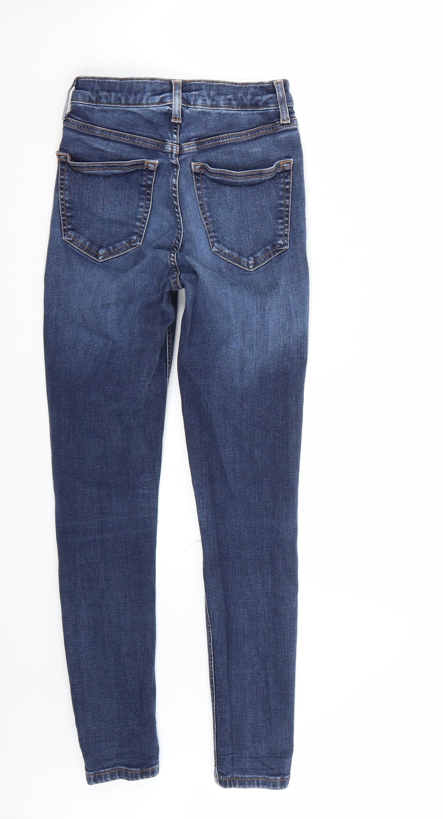 Topshop Womens Blue   Skinny Jeans Size 25 L27 in