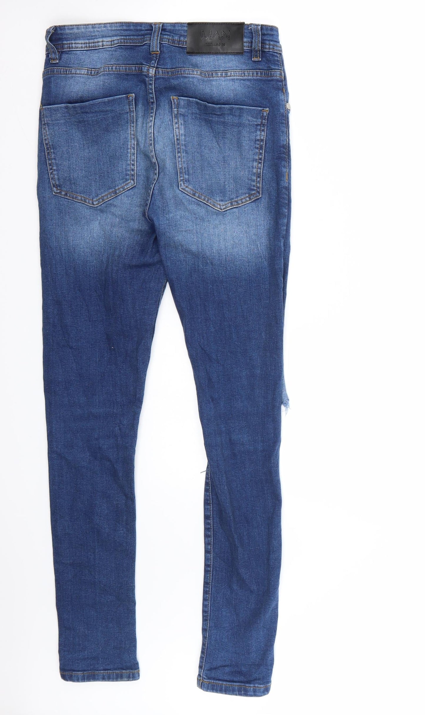 Boohoo Mens Blue   Skinny Jeans Size 30 L29 in