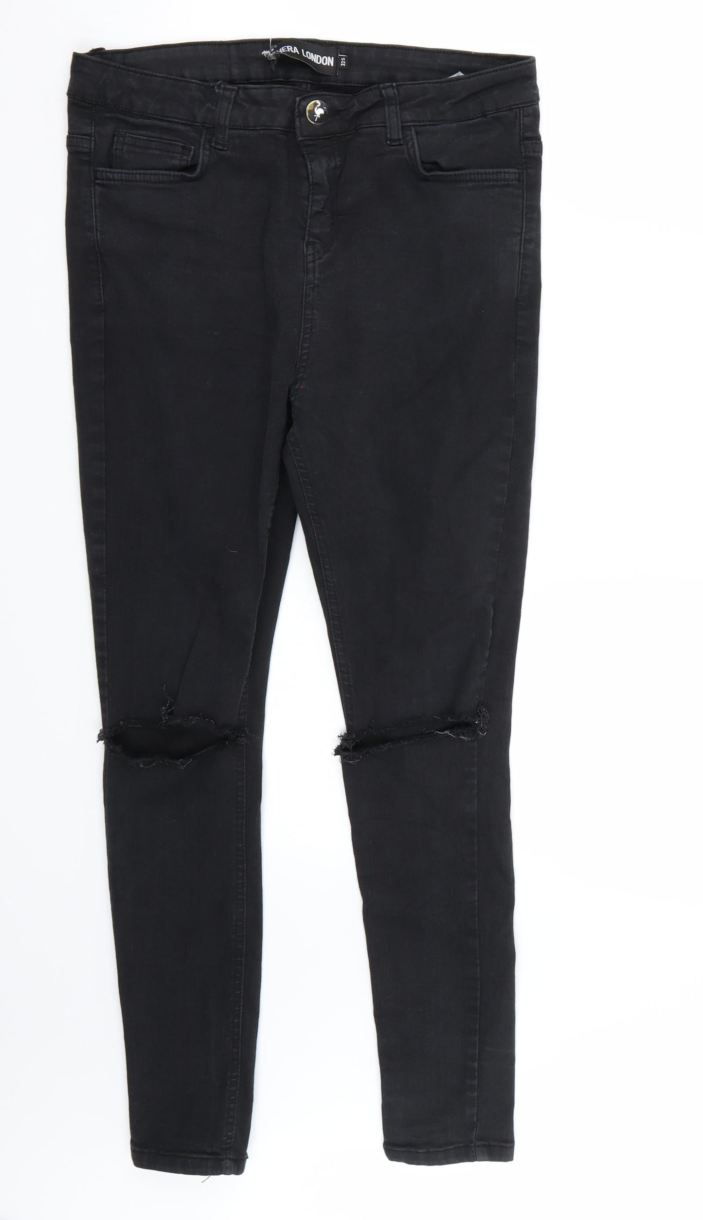 Womens UK Size 32 Hera London Regular Fit Skinny Blue Jeans