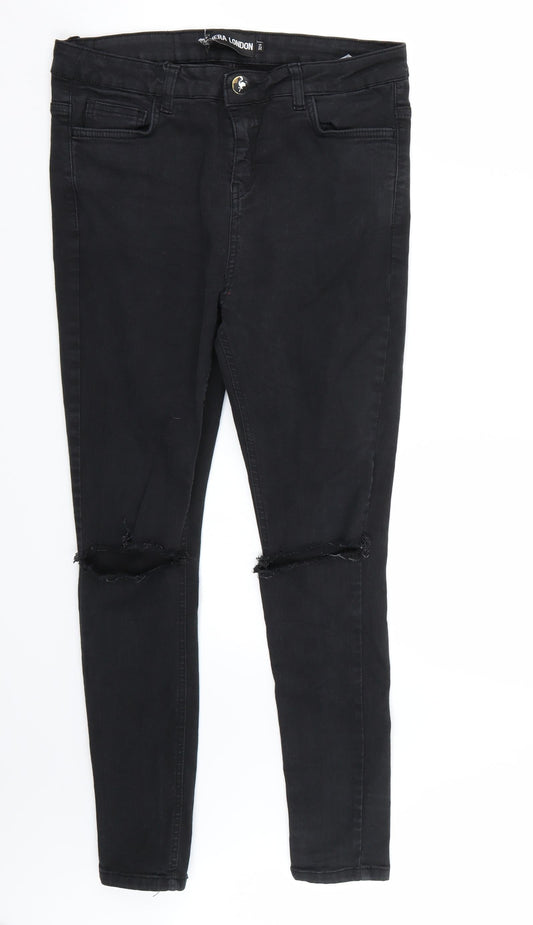 Womens UK Size 32 Hera London Regular Fit Skinny Blue Jeans