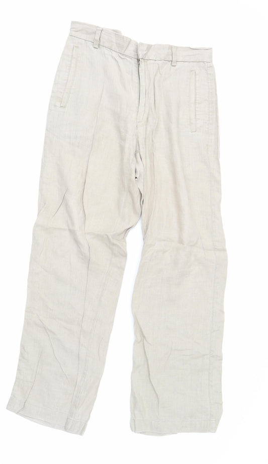 NEXT Womens Beige   Trousers  Size 30 in