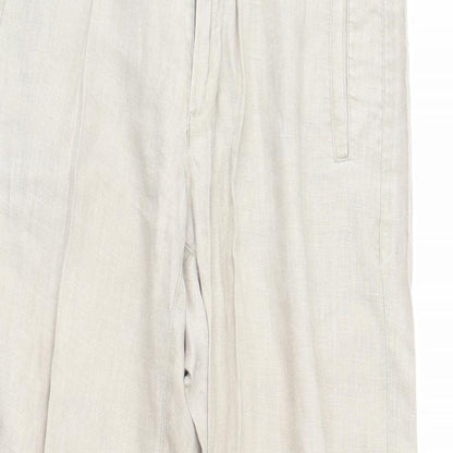 Womens UK Size 30 in NEXT Regular Fit  Beige Trousers