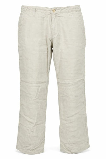 Womens UK Size 34 in H&M Regular Fit  Beige Trousers