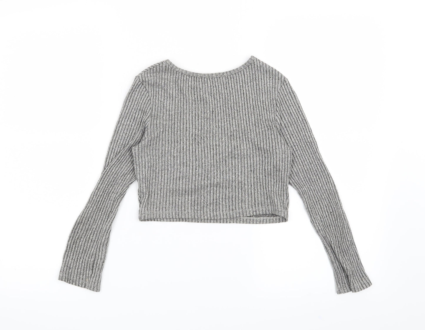 Candy Couture Girls Grey   Pullover Sweatshirt Size 9 Years  - Always dress to impress