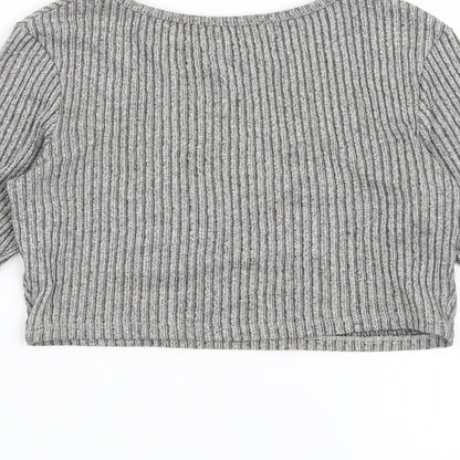 Candy Couture Girls Grey   Pullover Sweatshirt Size 9 Years  - Always dress to impress