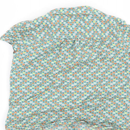 NEXT Girls Green Floral  Basic Button-Up Size 8 Years