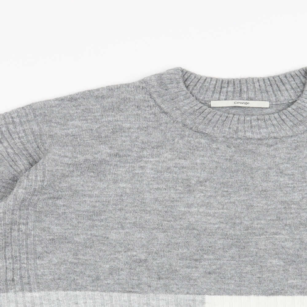 George Womens Grey   Pullover Jumper Size S