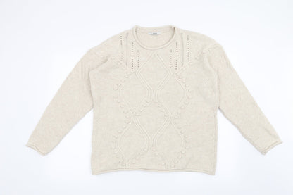 George Womens Beige   Pullover Jumper Size 12