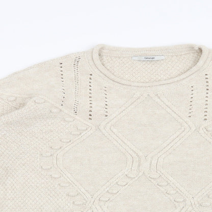 George Womens Beige   Pullover Jumper Size 12