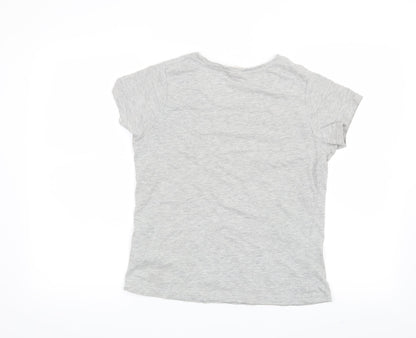 Friends Womens Grey Solid  Top Pyjama Top Size S  - How you doin? Friends