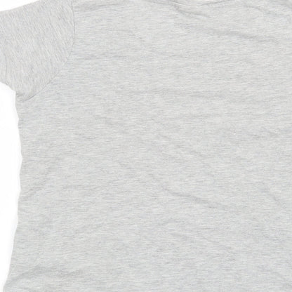 Friends Womens Grey Solid  Top Pyjama Top Size S  - How you doin? Friends