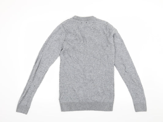 NEXT Mens Grey   Pullover Jumper Size XS