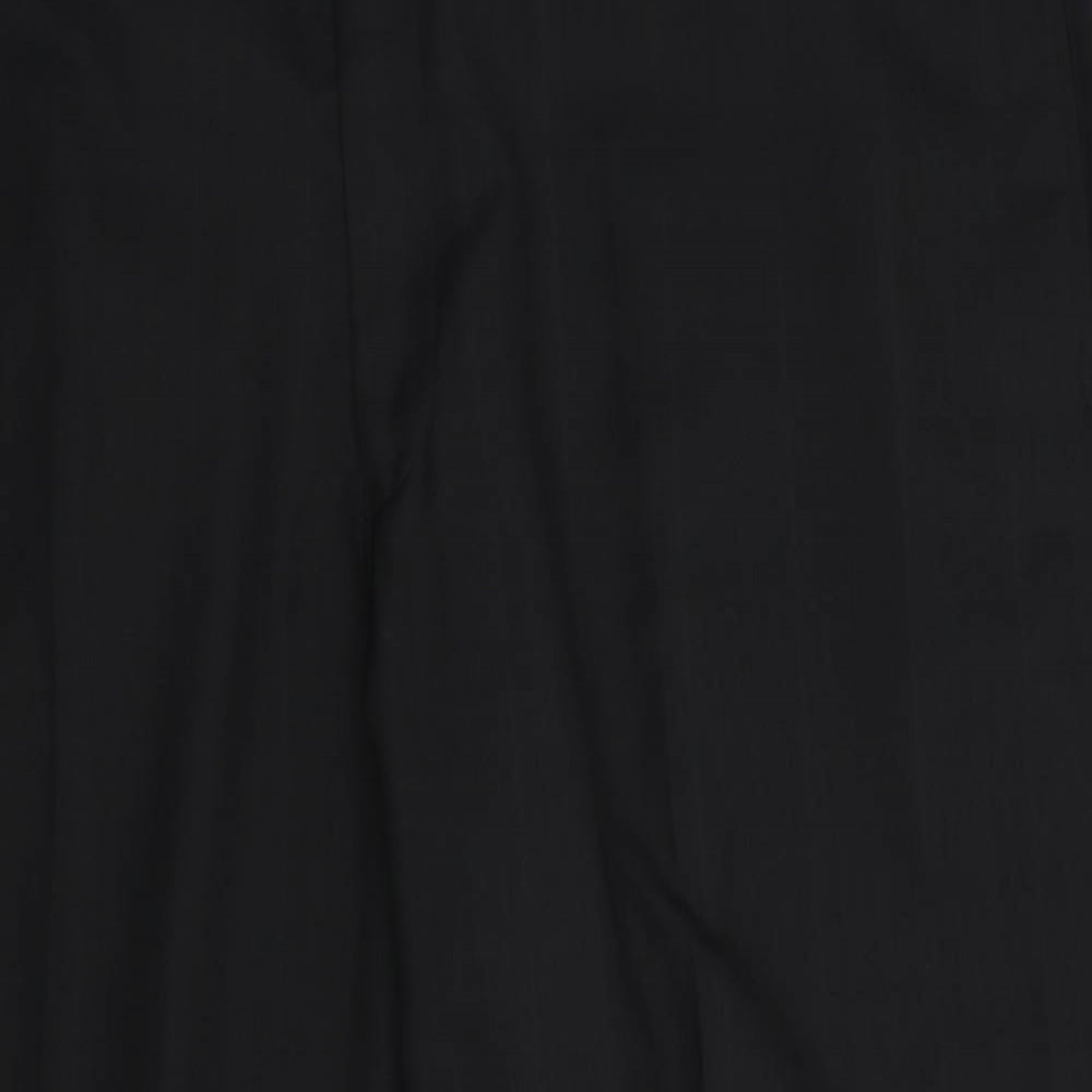 Greenwoods Mens Black   Dress Pants Trousers Size 46 L27 in