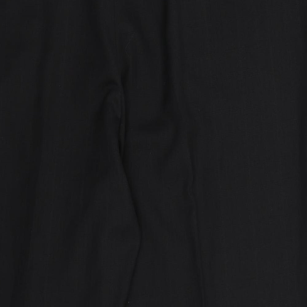 Greenwoods Mens Black   Dress Pants Trousers Size 46 L27 in