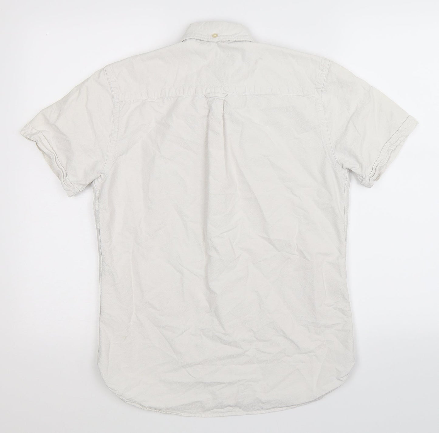 Avenue Mens White    Button-Up Size S