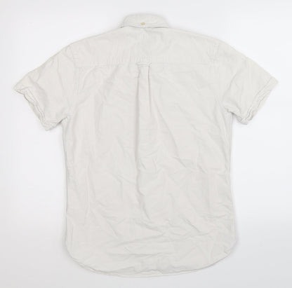 Avenue Mens White    Button-Up Size S