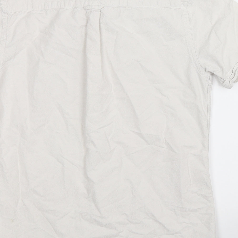 Avenue Mens White    Button-Up Size S