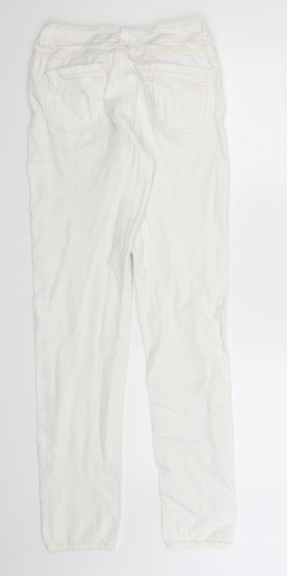 Denim Co Womens White  Denim Jegging Jeans Size 10 L32 in