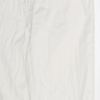 Gerry Weber Womens White  Denim Skinny Jeans Size 10 L27 in