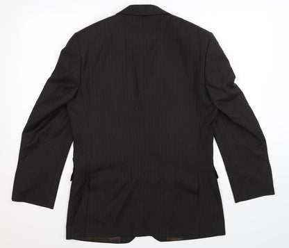 Mens UK Size 38 Burton Regular Black Suit Jacket