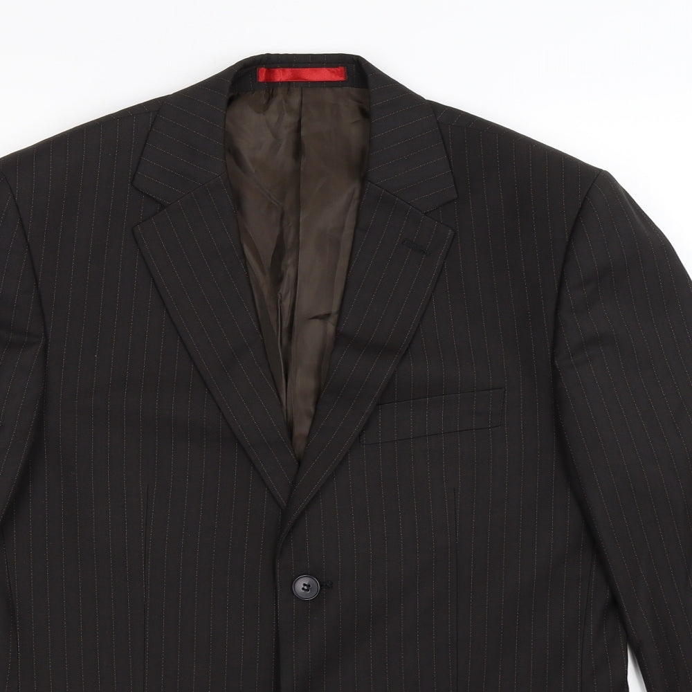 Mens UK Size 38 Burton Regular Black Suit Jacket