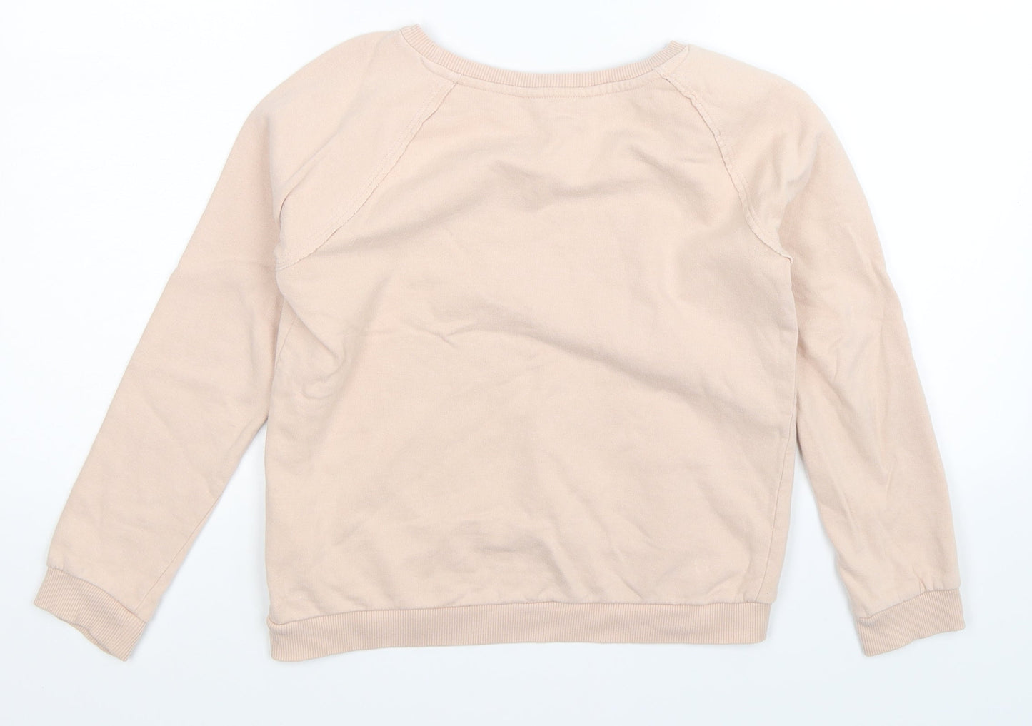 H&M Girls Beige   Pullover Sweatshirt Size 11-12 Years