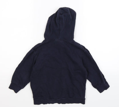 H&M Boys Blue   Pullover Hoodie Size 5 Years