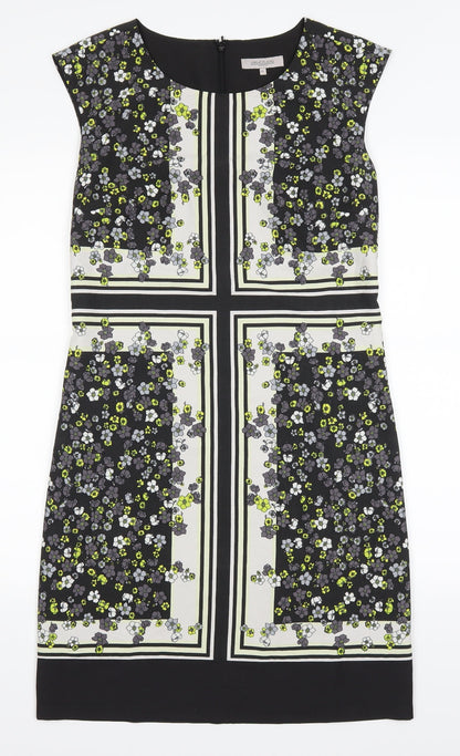 GREAT PLAINS Womens Grey Floral  A-Line  Size XS
