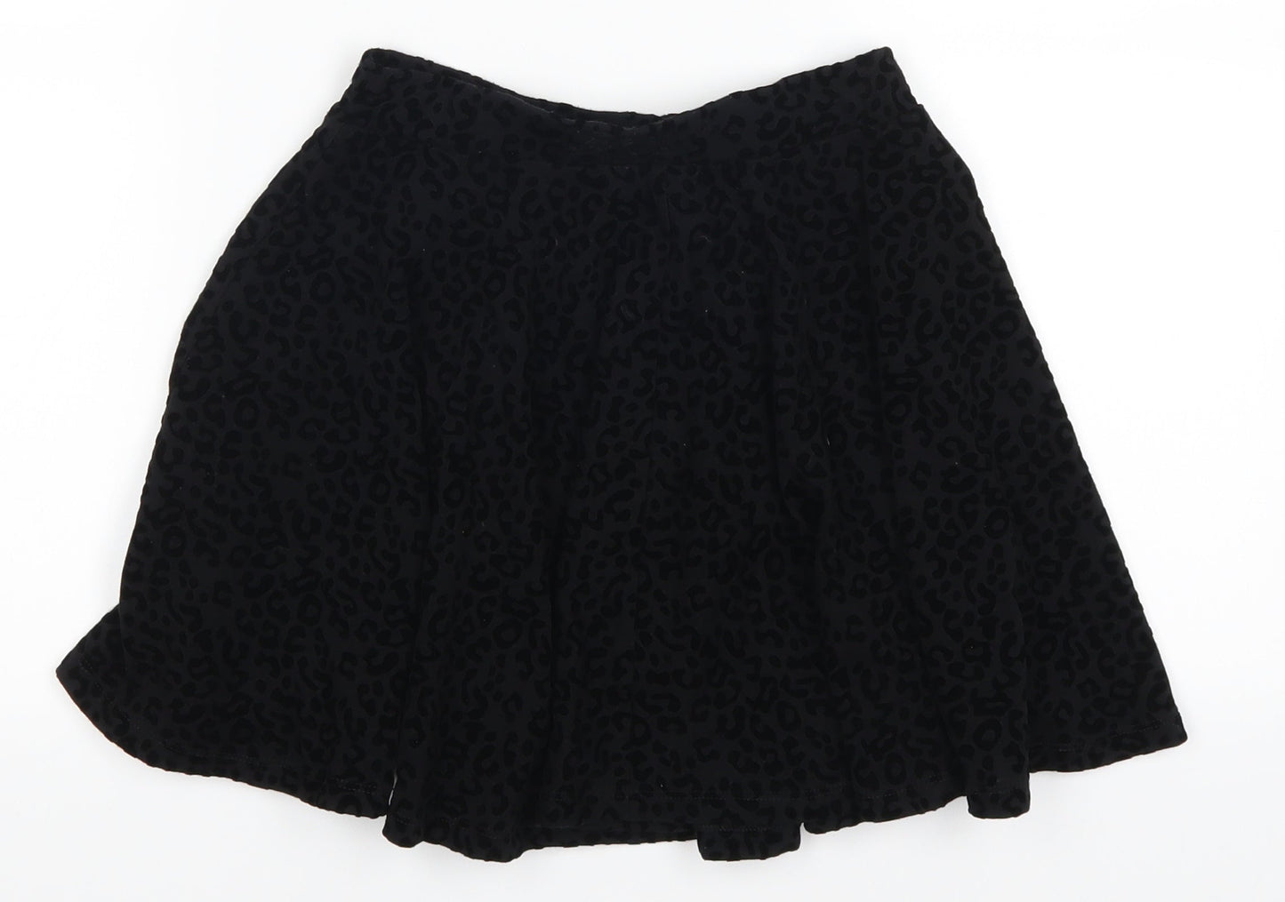 i love me Girls Black   A-Line Skirt Size 8-9 Years