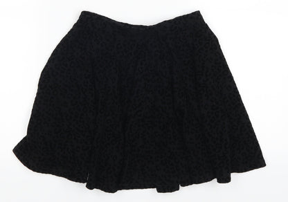 i love me Girls Black   A-Line Skirt Size 8-9 Years