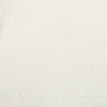 Marks & Spencer Womens Ivory   Pullover Jumper Size 12