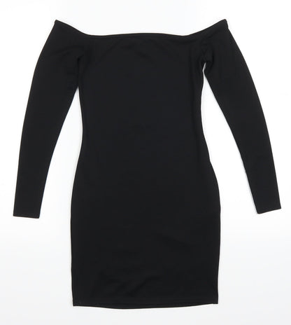 PRETTYLITTLETHING Womens Black   Bodycon  Size 6