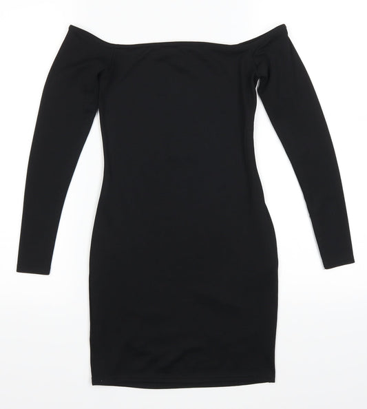 PRETTYLITTLETHING Womens Black   Bodycon  Size 6