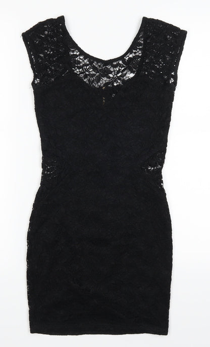 River Island Womens Black   Bodycon  Size 6