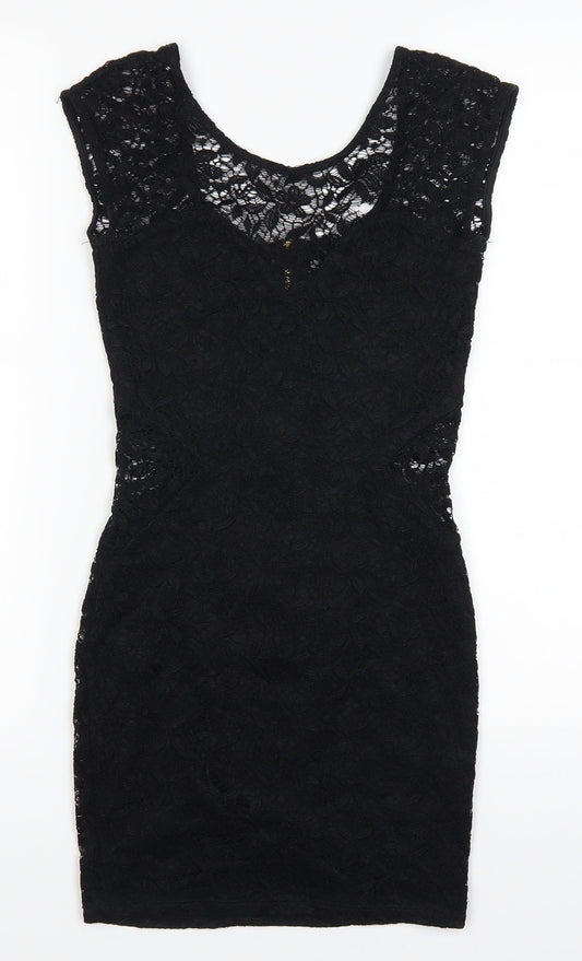 River Island Womens Black   Bodycon  Size 6