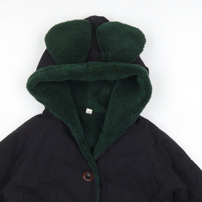 ss Girls Black   Jacket  Size 8 Years