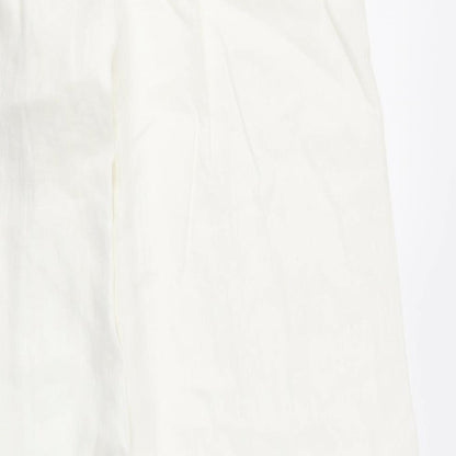 Womens UK Size 12 NEXT Regular Fit  White Trousers