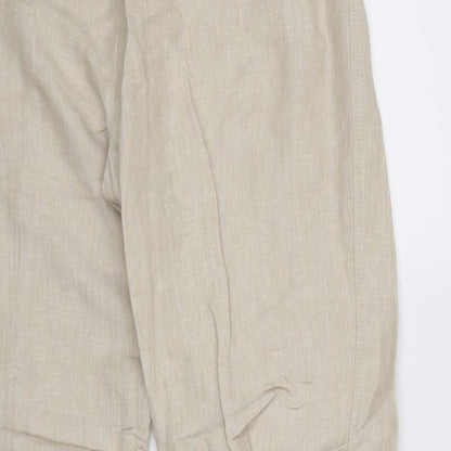 Womens UK Size 14 MINUET Regular Fit  Beige Trousers