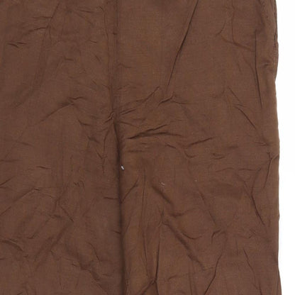 NOW ON Womens Brown   Trousers  Size 12 L31 in