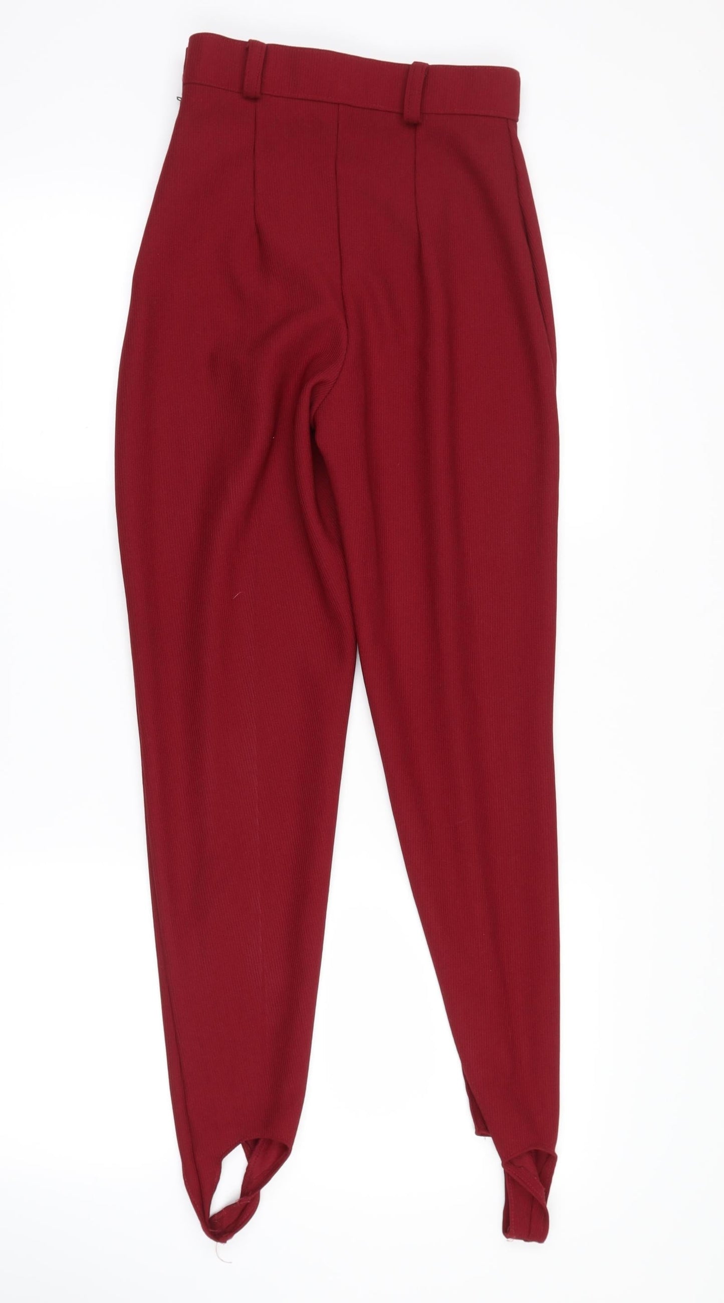no brand Womens Red   Trousers  Size 10 L25 in
