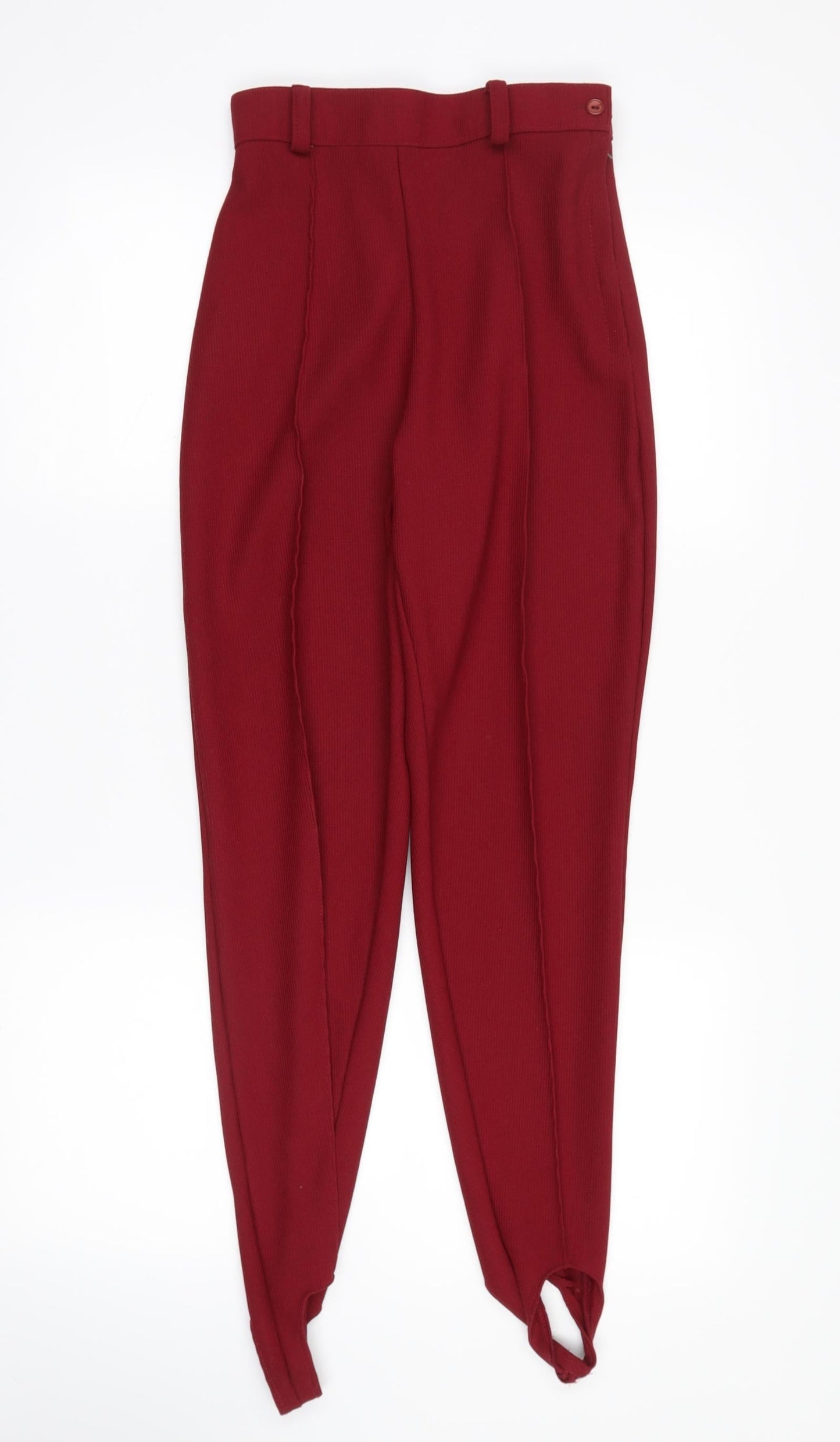 no brand Womens Red   Trousers  Size 10 L25 in