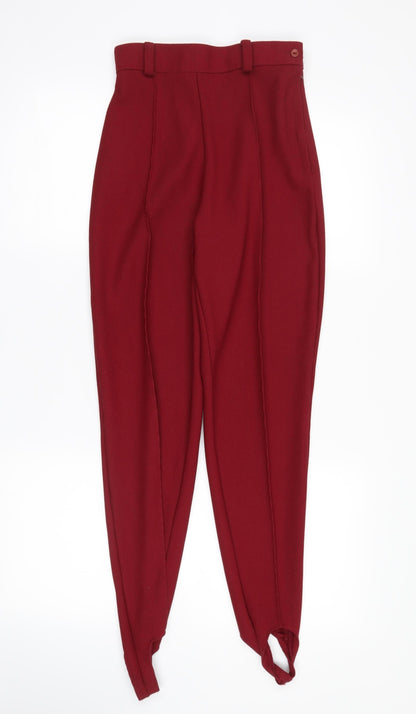 no brand Womens Red   Trousers  Size 10 L25 in