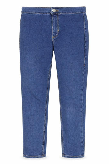 Mens UK Size 28 in Topshop Regular Fit Straight Blue Jeans