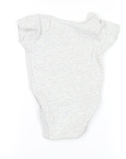 pure nanu  Grey Polka Dot  Babygrow One-Piece Size 12-18 Months  - stars