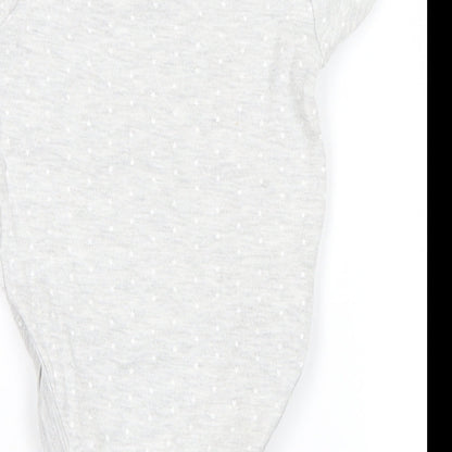 pure nanu  Grey Polka Dot  Babygrow One-Piece Size 12-18 Months  - stars