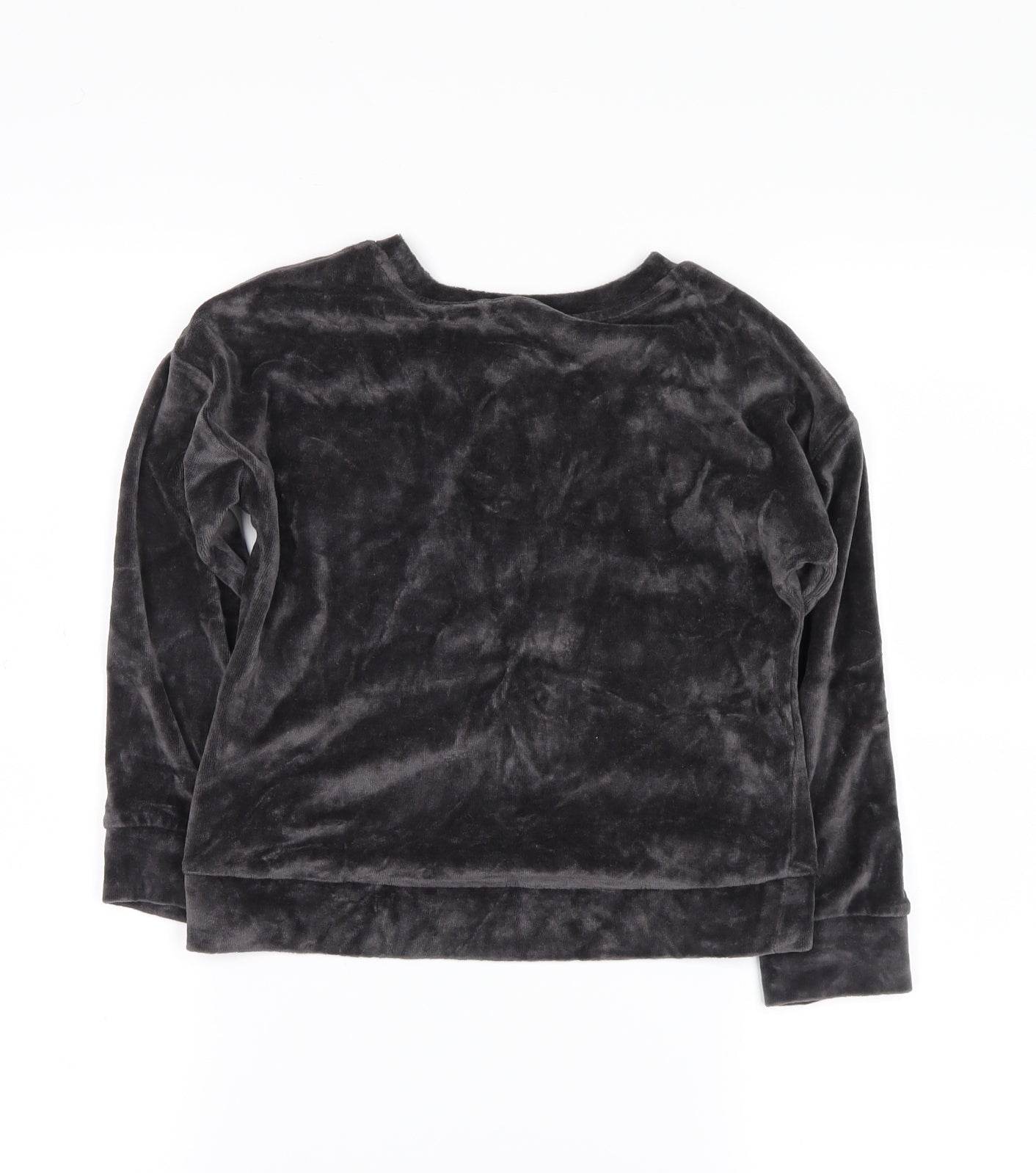 NEXT Girls Grey   Pullover Sweatshirt Size 7 Years  - stars