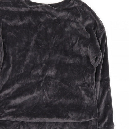 NEXT Girls Grey   Pullover Sweatshirt Size 7 Years  - stars