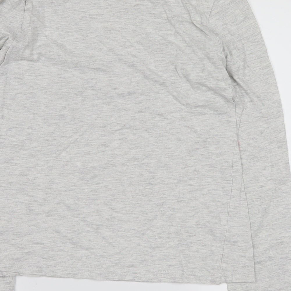 YD Girls Grey   Top Pyjama Top Size 10-11 Years  - limited edition paris